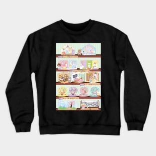 Dollhouse Store Doll Shop Crewneck Sweatshirt